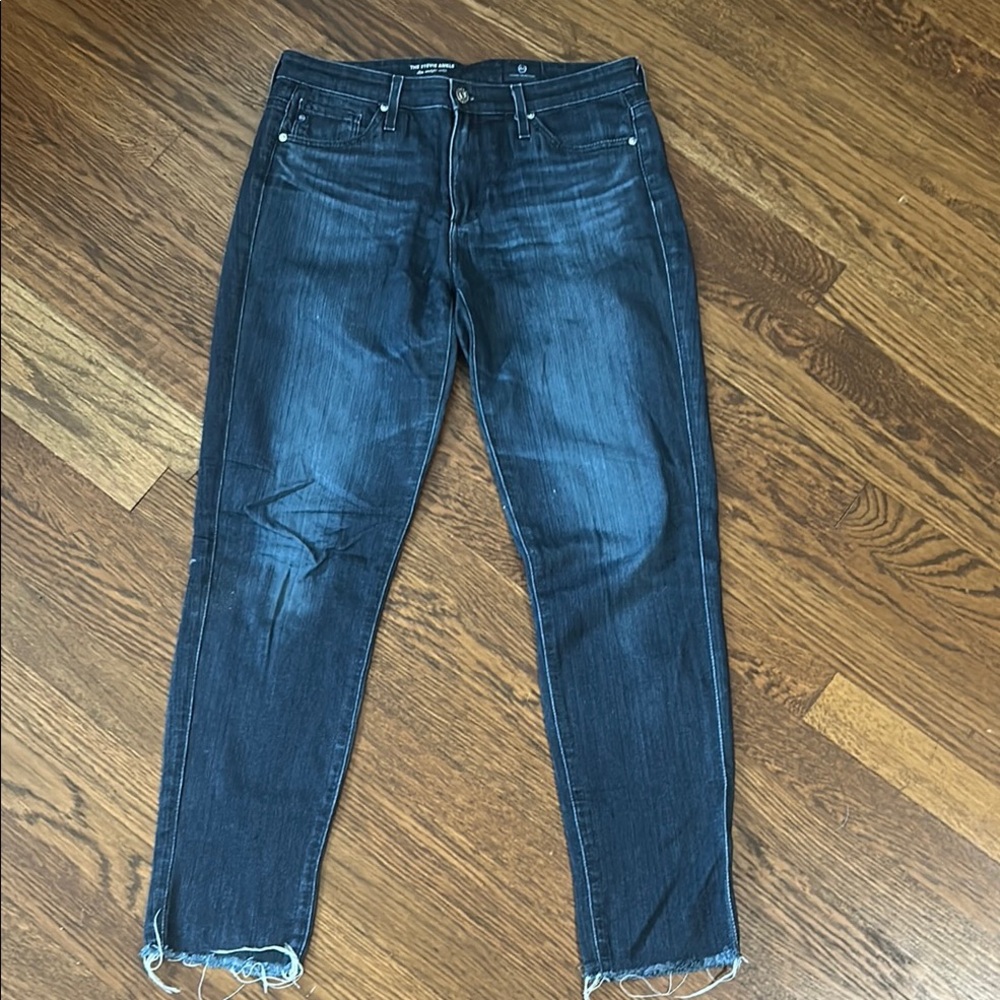 AG Adriano Goldschmied Blue Denim Pants
